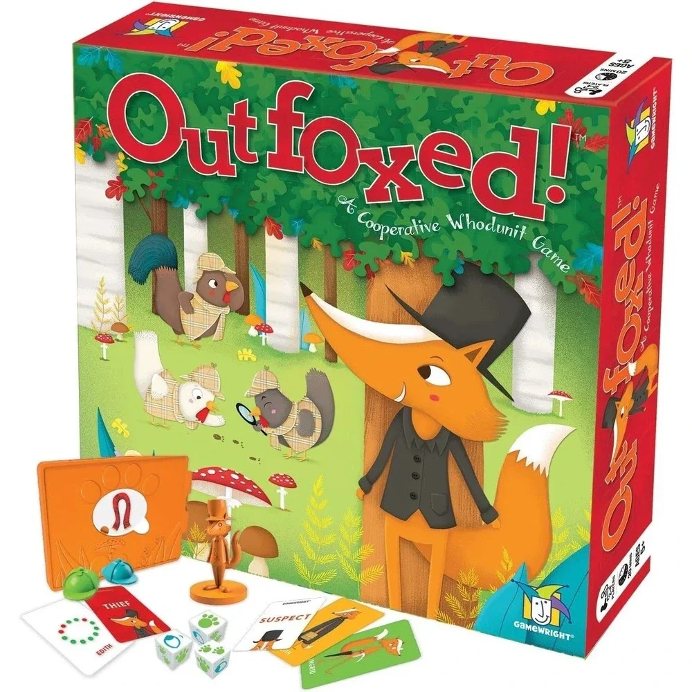 Outfoxed A Classic Who Dunnit Game For Preschoolers, 4‎ players NIB NEW Sealed